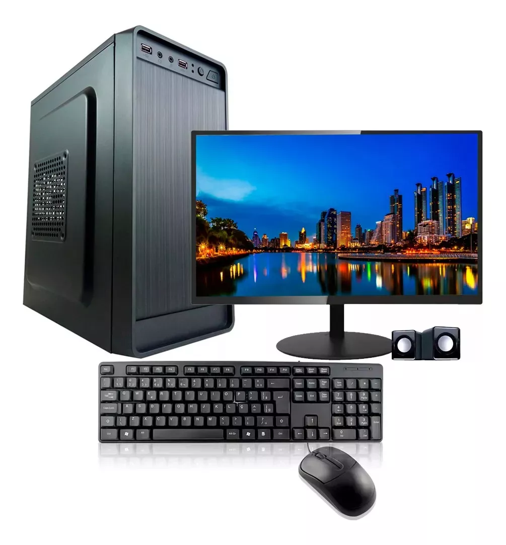 Cpu Completo Intel Core I5 8gb Ssd 240gb+ Monitor Kit Wifi